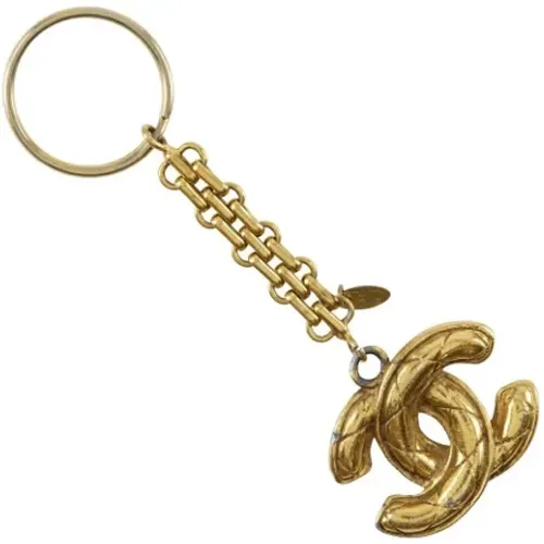 Pre-owned Metal key-holders , female, Sizes: ONE SIZE - Chanel Vintage - Modalova