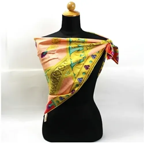 Pre-owned Silk scarves , female, Sizes: ONE SIZE - Cartier Vintage - Modalova