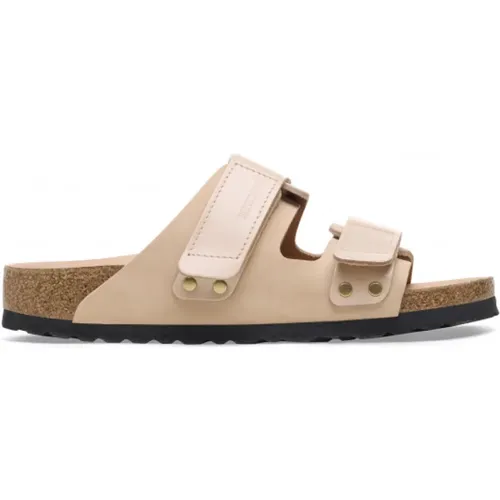 Nubukleder Sandalen , Damen, Größe: 37 EU - Birkenstock - Modalova