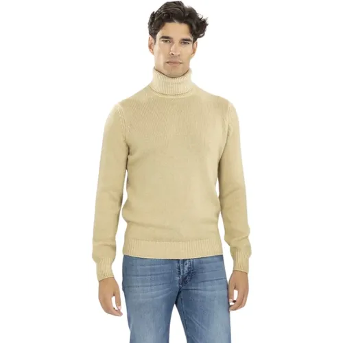 Turtleneck with Ribbed Waist and Cuffs , male, Sizes: M, 2XL, L - Filippo De Laurentiis - Modalova