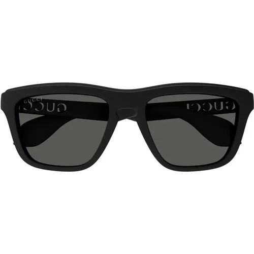 Sportliche Quadratische Sonnenbrille Gg1571S 001 , Damen, Größe: 55 MM - Gucci - Modalova