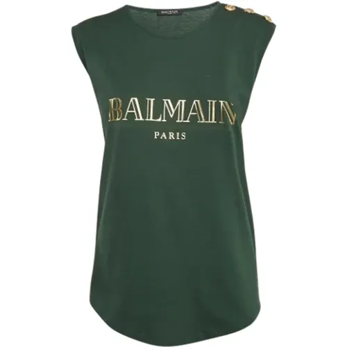 Pre-owned Fabric tops , female, Sizes: M - Balmain Pre-owned - Modalova