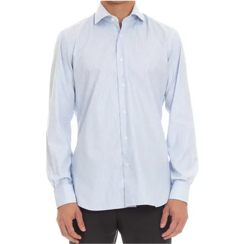 Tailored Cotton Shirt , male, Sizes: 2XL, XL, 3XL - Barba - Modalova