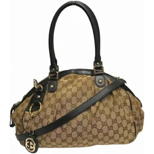 Pre-owned Canvas gucci-bags , female, Sizes: ONE SIZE - Gucci Vintage - Modalova