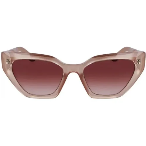 Retro-Stil Sonnenbrille,Klassische Schwarze Sonnenbrille,KL6145S 600 Sonnenbrille - Karl Lagerfeld - Modalova