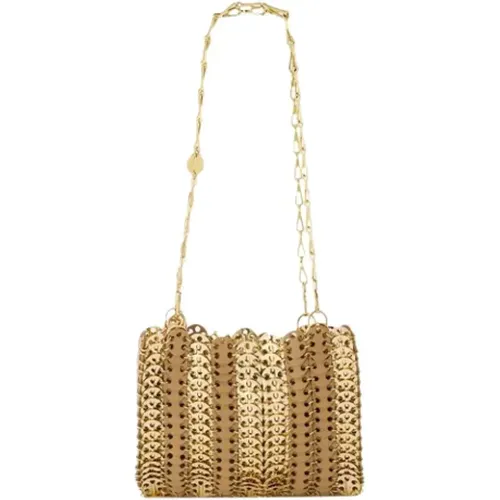 Leather handbags , female, Sizes: ONE SIZE - Paco Rabanne - Modalova