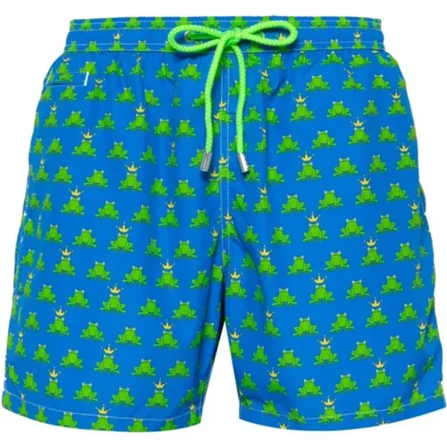 Frog Prince Swim Shorts Blue , male, Sizes: XL, M, L - MC2 Saint Barth - Modalova