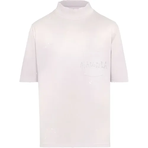 Classic White T-Shirt , male, Sizes: L - Maison Margiela - Modalova