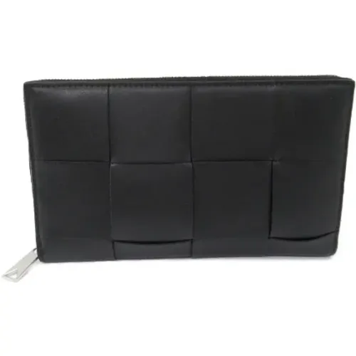 Pre-owned Leather wallets , female, Sizes: ONE SIZE - Bottega Veneta Vintage - Modalova