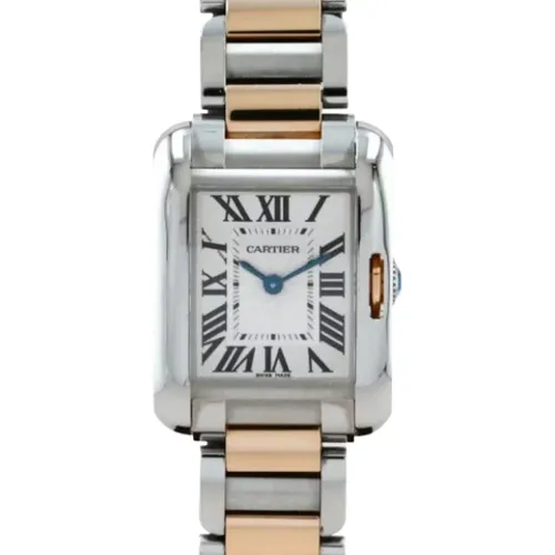 Pre-owned Silver watches , female, Sizes: ONE SIZE - Cartier Vintage - Modalova