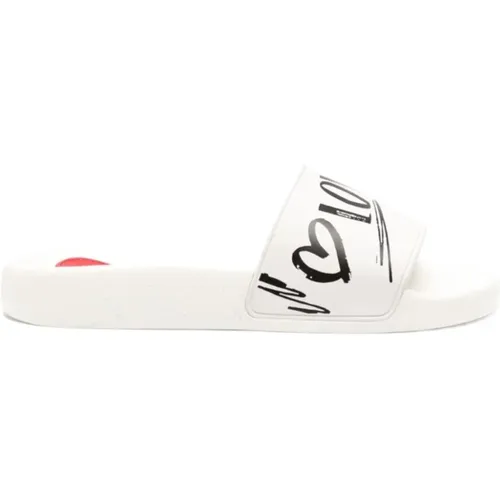 Women's Slides by , female, Sizes: 6 UK - Love Moschino - Modalova