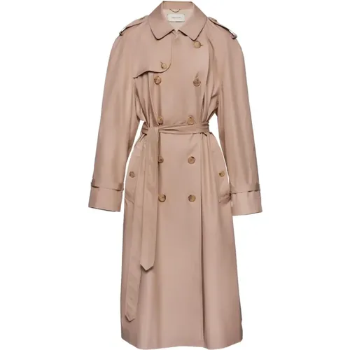 Double breasted trench coat , female, Sizes: S - Magda Butrym - Modalova