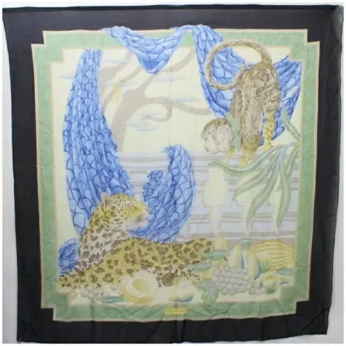 Pre-owned Silk scarves , female, Sizes: ONE SIZE - Salvatore Ferragamo Pre-owned - Modalova