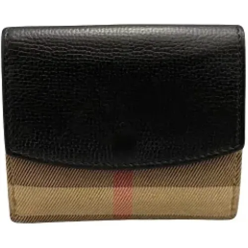 Pre-owned Canvas wallets , female, Sizes: ONE SIZE - Burberry Vintage - Modalova