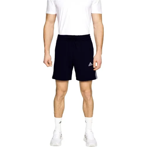 Essentials French Terry 3 Stripes Shorts , Herren, Größe: L - Adidas - Modalova