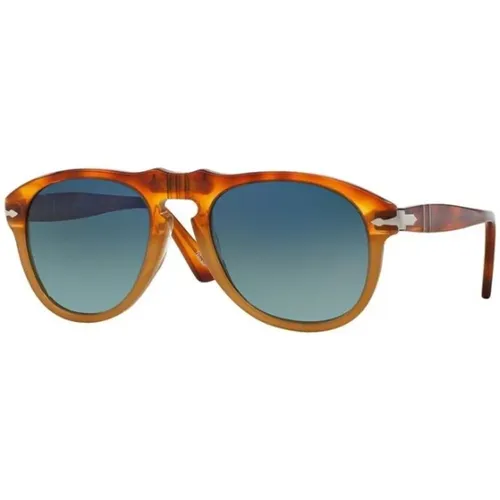 Classic Havana Sunglasses Model Po0649 , unisex, Sizes: 54 MM - Persol - Modalova