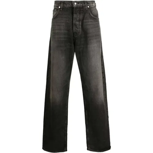 Wide-Leg Denim Jeans , male, Sizes: W31, W32 - Rhude - Modalova
