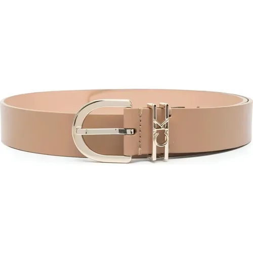 Leather Loop Belt 30mm , female, Sizes: 75 CM - Calvin Klein - Modalova