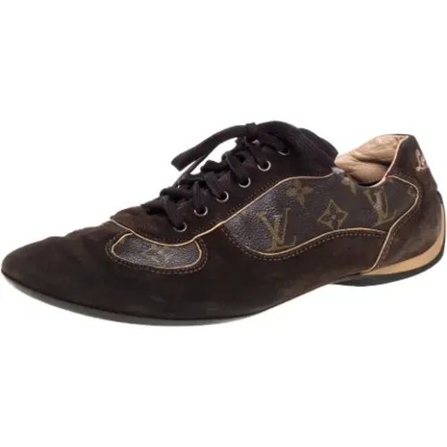 Pre-owned Fabric sneakers , female, Sizes: 10 1/2 UK - Louis Vuitton Vintage - Modalova