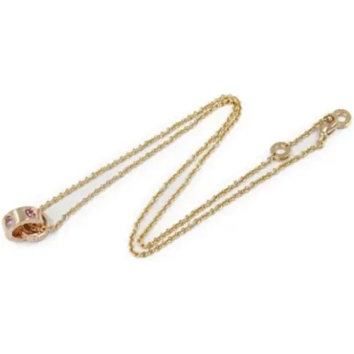 Pre-owned Rose Gold necklaces , female, Sizes: ONE SIZE - Bvlgari Vintage - Modalova