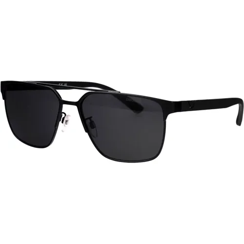 Stylish Sunglasses with Model 0Ea2134 , male, Sizes: 58 MM - Emporio Armani - Modalova