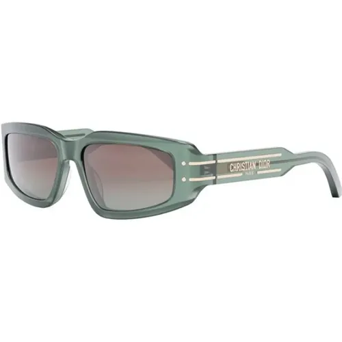 Signature Light Green Gradient Sonnenbrille - Dior - Modalova