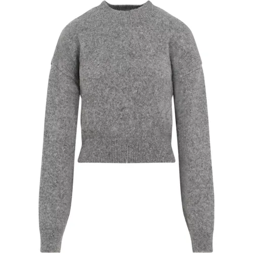 Grauer Strickpullover , Damen, Größe: L - Jacquemus - Modalova