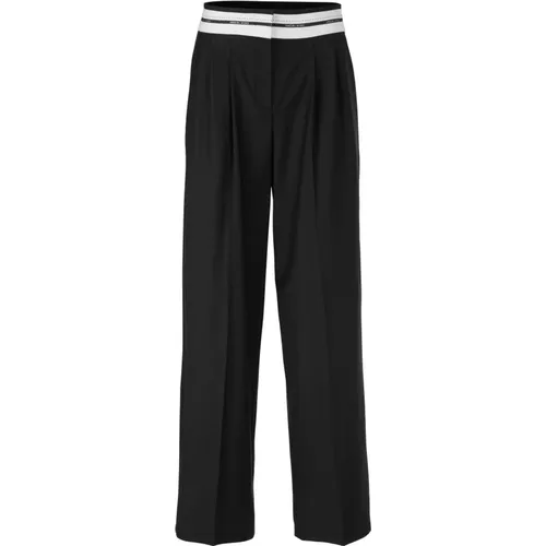 Wide Fit High Waist Trousers Wichita , female, Sizes: XL, M - Marc Cain - Modalova