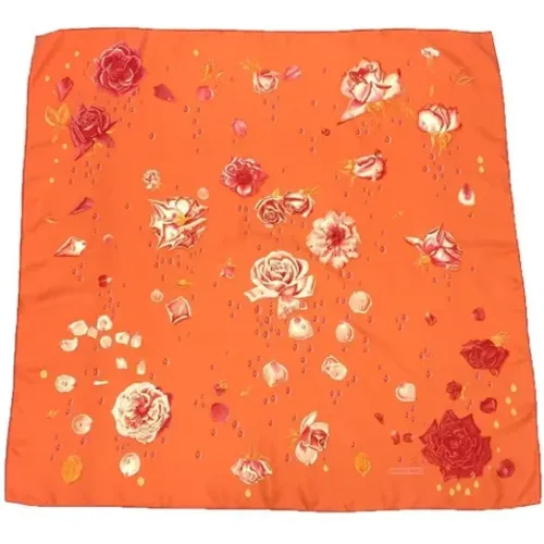 Pre-owned Silk scarves , female, Sizes: ONE SIZE - Hermès Vintage - Modalova