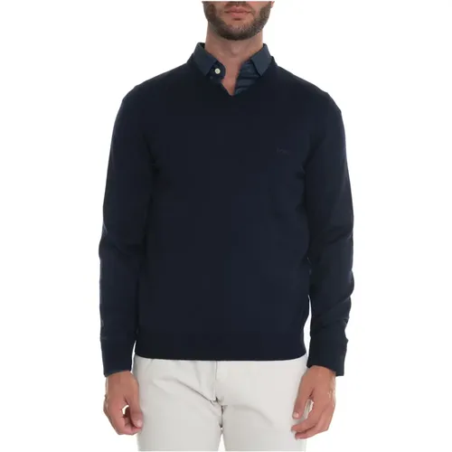Slim Fit Wool V-Neck Sweater , male, Sizes: M, S, 3XL, L, XL, 2XL - Boss - Modalova