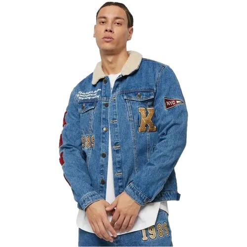 OG Patched Denim Jacket Karl Kani - Karl Kani - Modalova