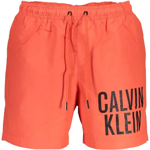 Mens Swim Trunks with Pockets , male, Sizes: XL, L, 2XL, M - Calvin Klein - Modalova