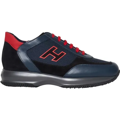 Blue Sneaker Shoes , male, Sizes: 5 UK - Hogan - Modalova