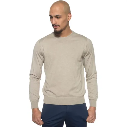 Round-necked pullover , male, Sizes: 2XL - Canali - Modalova