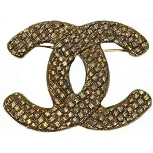 Pre-owned Metal brooches , female, Sizes: ONE SIZE - Chanel Vintage - Modalova