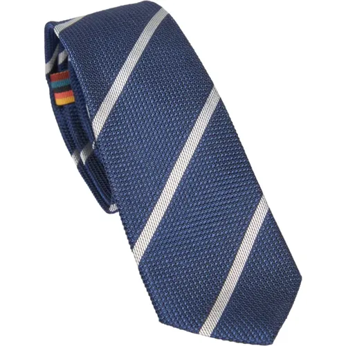 Men's Accessories Ties Blue Ss24 , male, Sizes: ONE SIZE - PS By Paul Smith - Modalova
