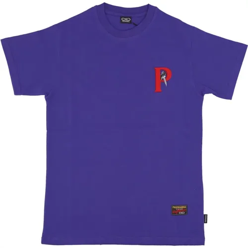 Crime Tee Violet Streetwear Shirt - Propaganda - Modalova