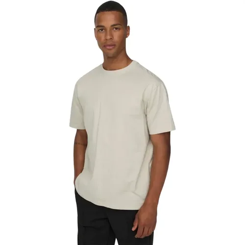 Lässiges Fred Life T-Shirt , Herren, Größe: 2XL - Only & Sons - Modalova