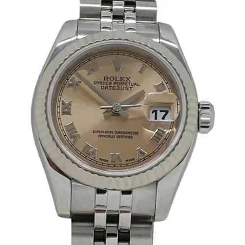 Pre-owned Stainless Steel watches , female, Sizes: ONE SIZE - Rolex Vintage - Modalova