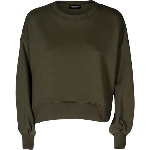 Damen Sweatshirt mit Rüschen-Details - Dondup - Modalova