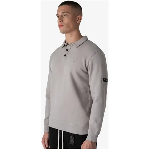 Klassischer Herrenpullover Grau - Quotrell - Modalova