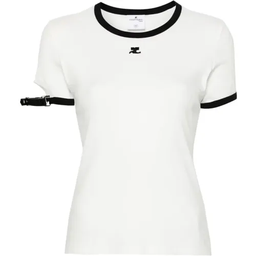 Womens Clothing T-Shirts Polos Ss24 , female, Sizes: M, S, XS, L - Courrèges - Modalova