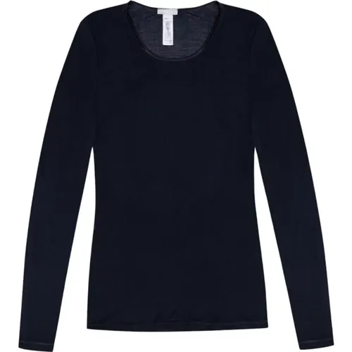 Long-sleeved silk top , Damen, Größe: S - Hanro - Modalova