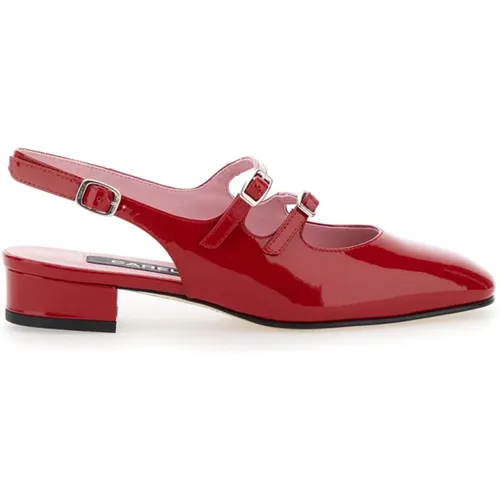 Rote Lack-High-Heels , Damen, Größe: 38 EU - Carel - Modalova