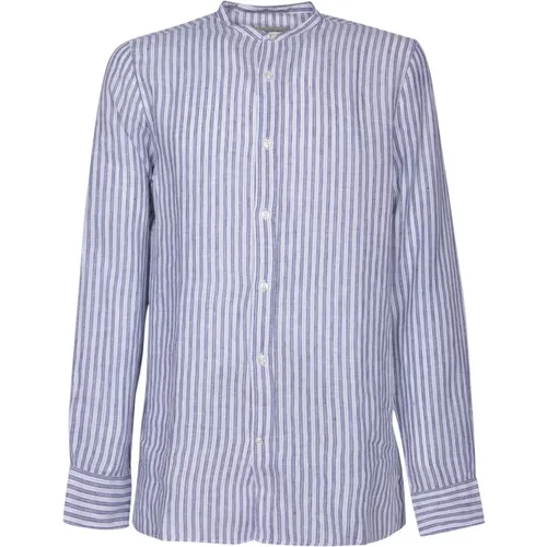 Blend linen shirt by Officine , male, Sizes: L, M, XL, S - Officine Générale - Modalova
