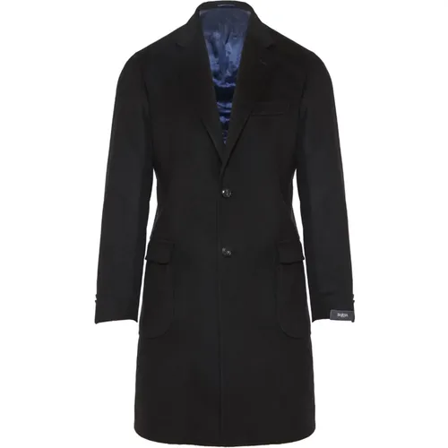 Luxury Cashmere Coat , male, Sizes: 5XL, L, 3XL - Barba - Modalova