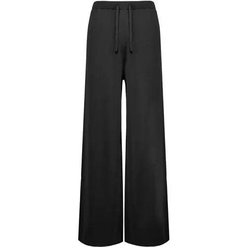 Cotton and Linen Knit Palazzo Pants , female, Sizes: L, S, XS, XL, M - BomBoogie - Modalova