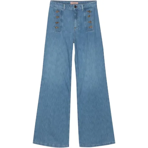 Wide Jeans , Damen, Größe: W28 - Twinset - Modalova