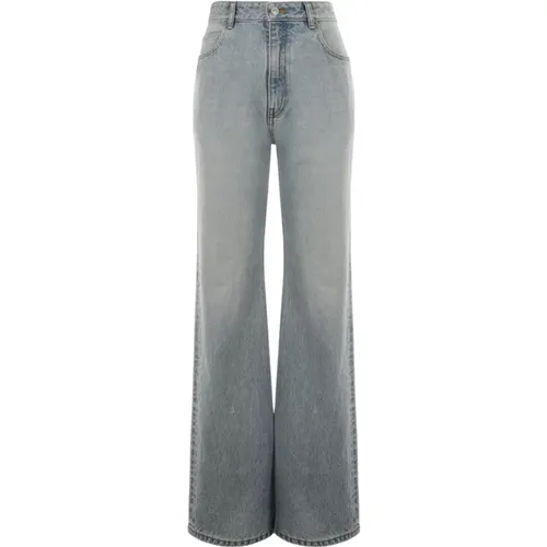 Jeans,Hellblaue High-Waist Wide Leg Jeans - Balenciaga - Modalova