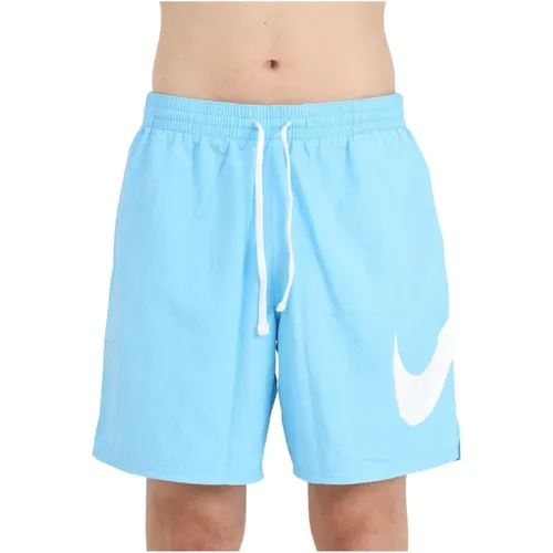 Meer Kleidung Shorts Aqua Blau Männer , Herren, Größe: L - Nike - Modalova